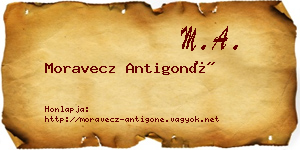 Moravecz Antigoné névjegykártya